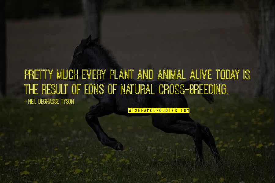 Donaci N Quotes By Neil DeGrasse Tyson: Pretty much every plant and animal alive today