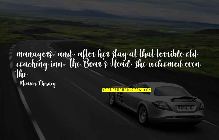 Donald Miller A Thousand Miles Quotes By Marion Chesney: managers, and, after her stay at that terrible Donald Miller A Thousand Miles Quotes By Marion Chesney: managers, and, after her stay at that terrible