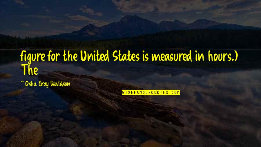 Done With Family Drama Quotes By Osha Gray Davidson: figure for the United States is measured in