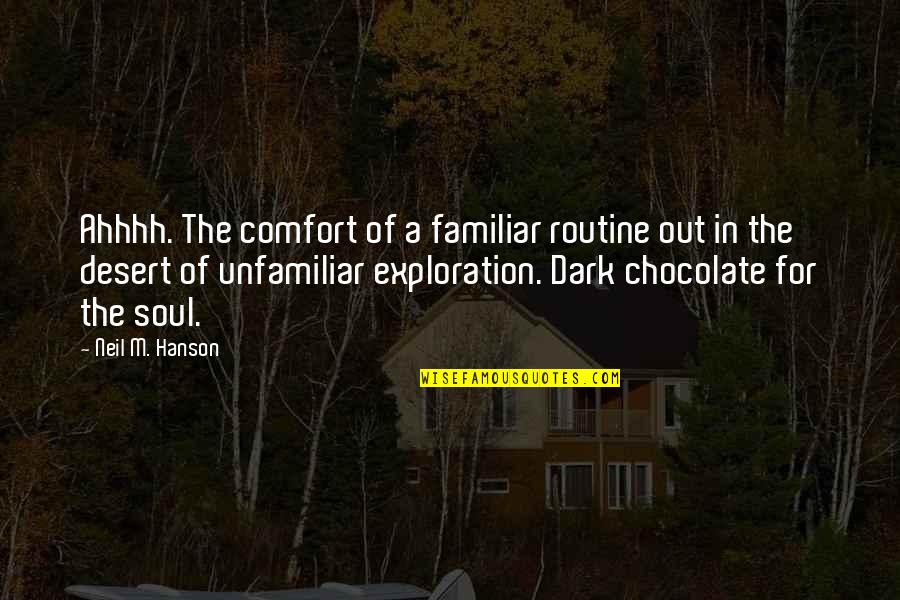 Donegan Optical Magnifying Quotes By Neil M. Hanson: Ahhhh. The comfort of a familiar routine out Donegan Optical Magnifying Quotes By Neil M. Hanson: Ahhhh. The comfort of a familiar routine out