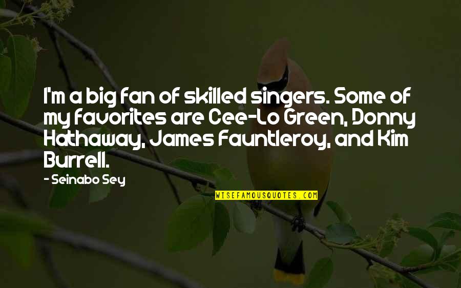 Donny Quotes By Seinabo Sey: I'm a big fan of skilled singers. Some Donny Quotes By Seinabo Sey: I'm a big fan of skilled singers. Some