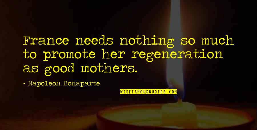 Dont Be A Coward Quotes By Napoleon Bonaparte: France needs nothing so much to promote her
