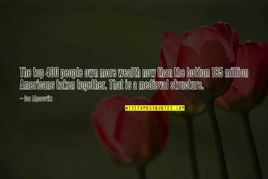Dont Let History Repeat Itself Quote Quotes By Gar Alperovitz: The top 400 people own more wealth now Dont Let History Repeat Itself Quote Quotes By Gar Alperovitz: The top 400 people own more wealth now