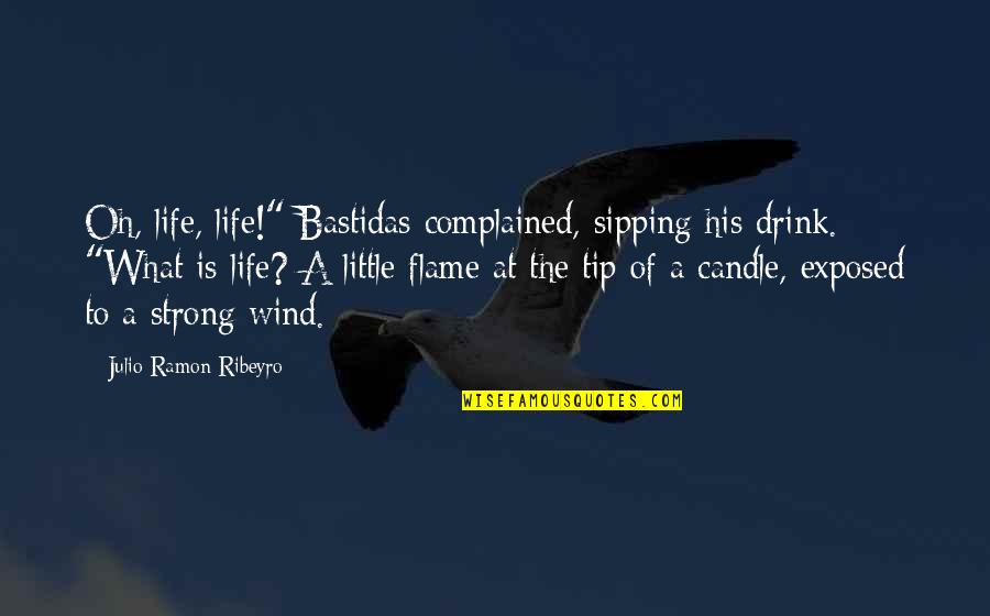 Don't Need Drama Quotes By Julio Ramon Ribeyro: Oh, life, life!" Bastidas complained, sipping his drink.