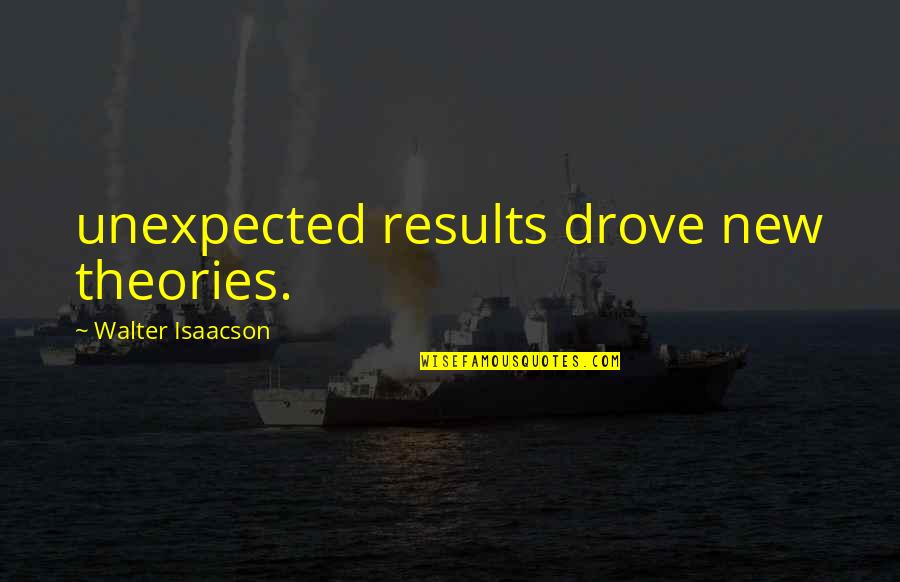 Dont Take What Isnt Yours Quotes By Walter Isaacson: unexpected results drove new theories. Dont Take What Isnt Yours Quotes By Walter Isaacson: unexpected results drove new theories.