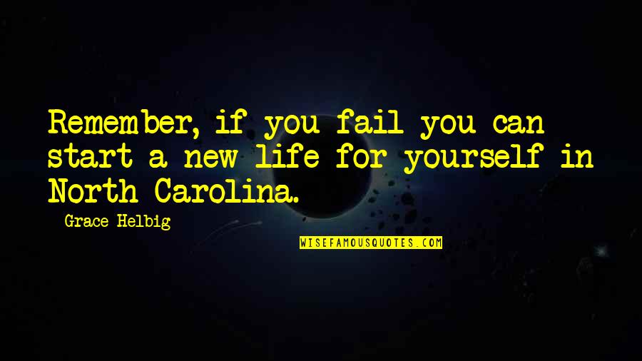 Dont Underestimate Her Quotes By Grace Helbig: Remember, if you fail you can start a