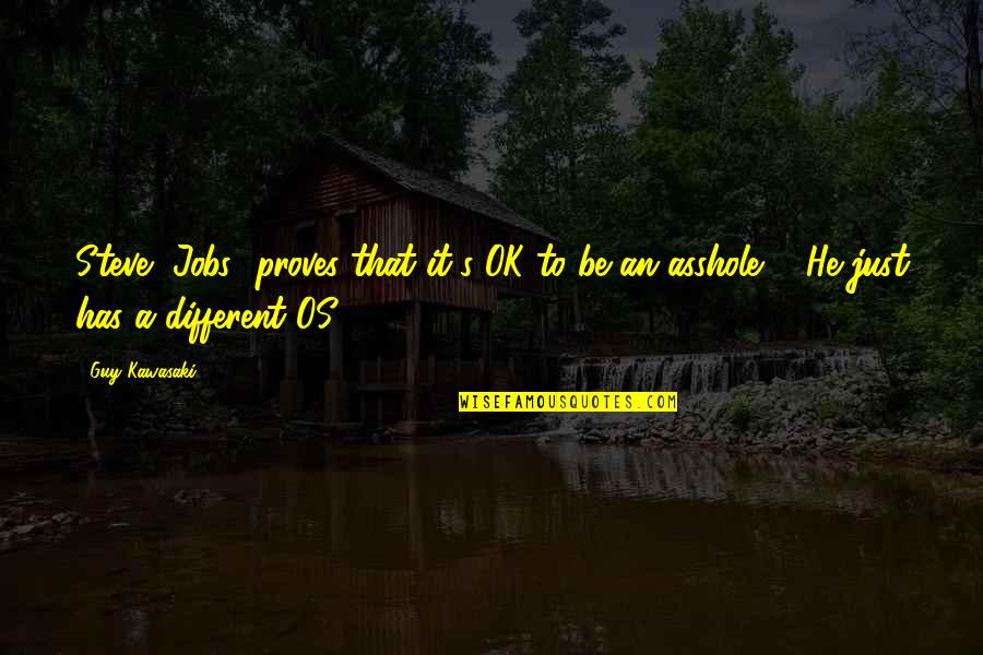 Doorn Van Quotes By Guy Kawasaki: Steve [Jobs] proves that it's OK to be