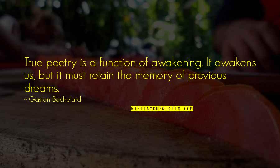 Dorden Squeegees Quotes By Gaston Bachelard: True poetry is a function of awakening. It Dorden Squeegees Quotes By Gaston Bachelard: True poetry is a function of awakening. It