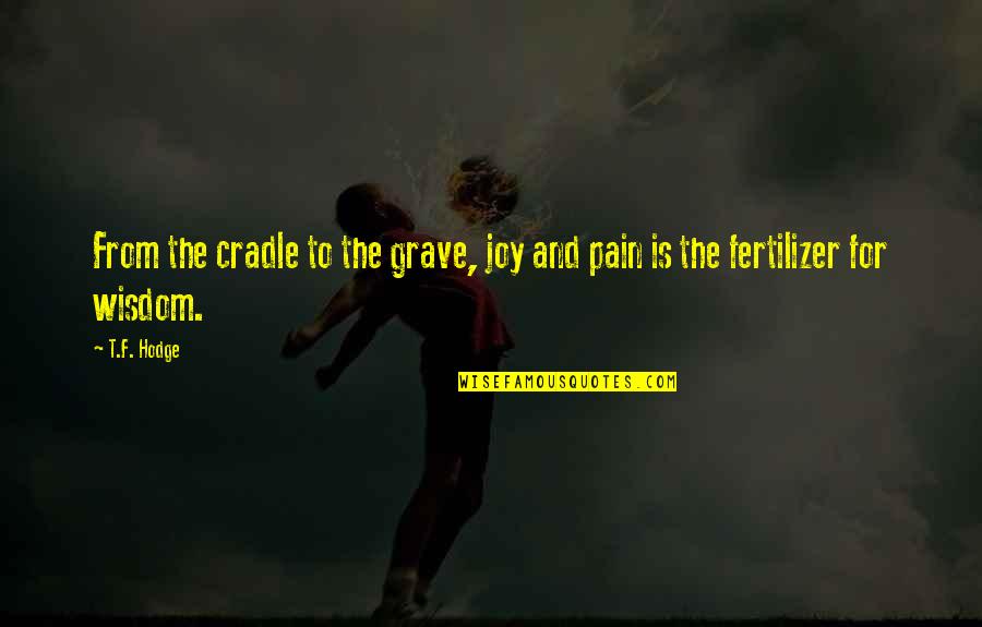 Dorothy Fields Quotes By T.F. Hodge: From the cradle to the grave, joy and