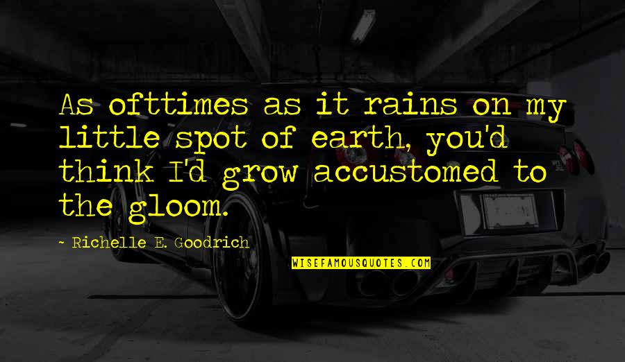 Douse Quest Quotes By Richelle E. Goodrich: As ofttimes as it rains on my little