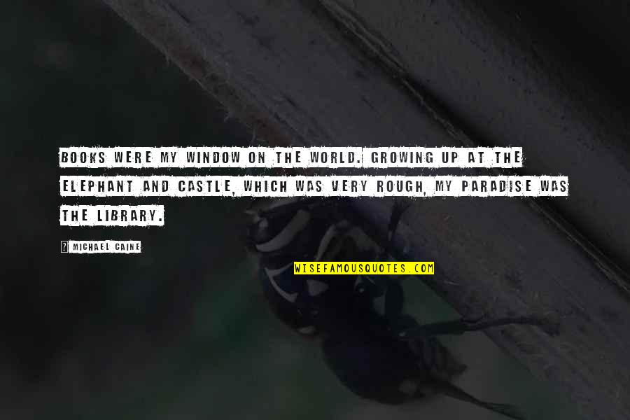 Dousman Quotes By Michael Caine: Books were my window on the world. Growing