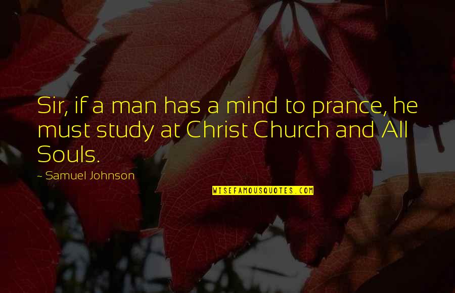 Dovetailing Quotes By Samuel Johnson: Sir, if a man has a mind to