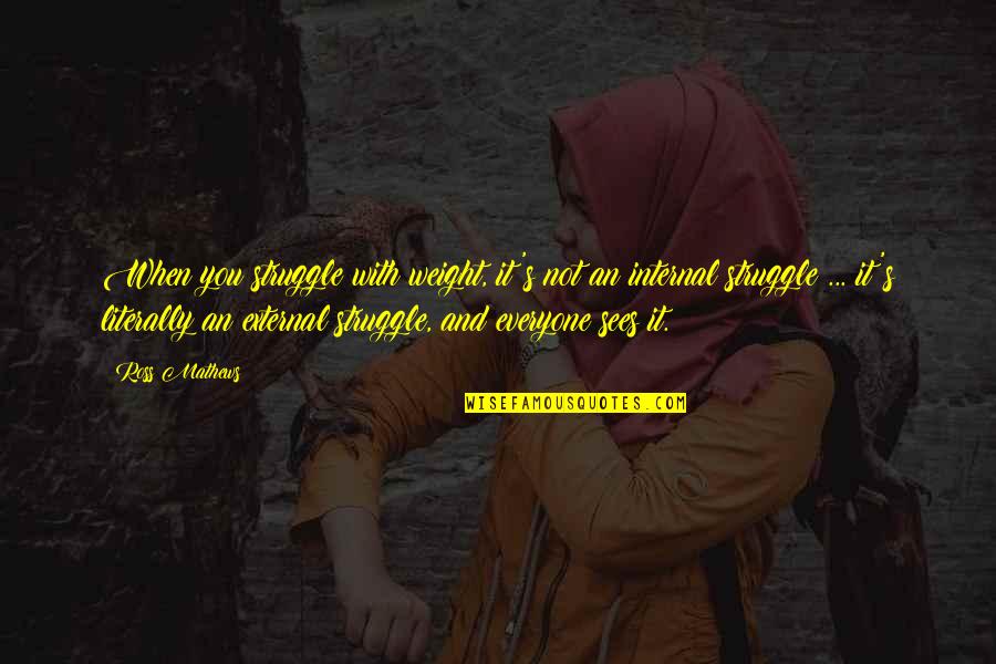 Downloadable Inspirational Quotes By Ross Mathews: When you struggle with weight, it's not an Downloadable Inspirational Quotes By Ross Mathews: When you struggle with weight, it's not an