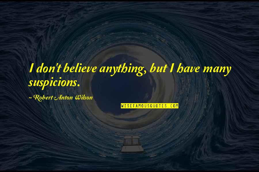 Dp3 Insurance Quotes By Robert Anton Wilson: I don't believe anything, but I have many Dp3 Insurance Quotes By Robert Anton Wilson: I don't believe anything, but I have many