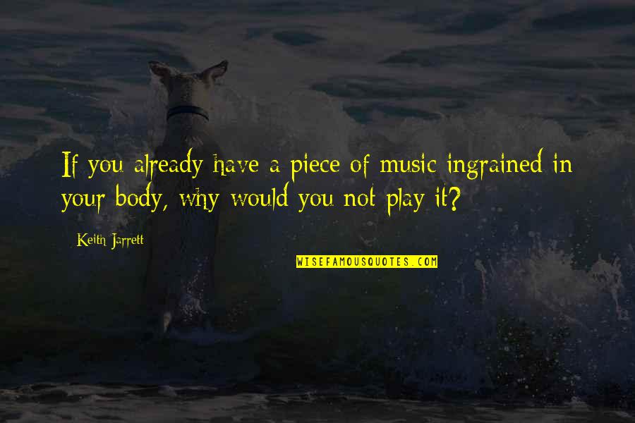 Dr. Dan Offord Quotes By Keith Jarrett: If you already have a piece of music