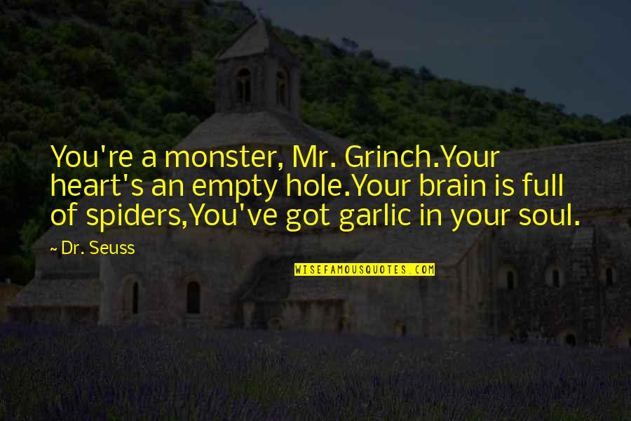 Dragas Mortgage Quotes By Dr. Seuss: You're a monster, Mr. Grinch.Your heart's an empty Dragas Mortgage Quotes By Dr. Seuss: You're a monster, Mr. Grinch.Your heart's an empty
