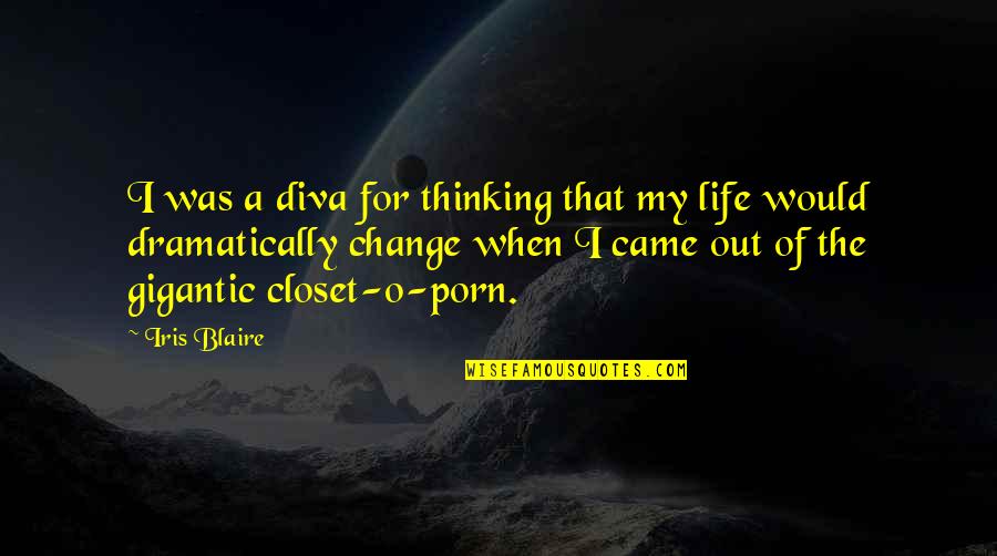Dramatically Quotes By Iris Blaire: I was a diva for thinking that my