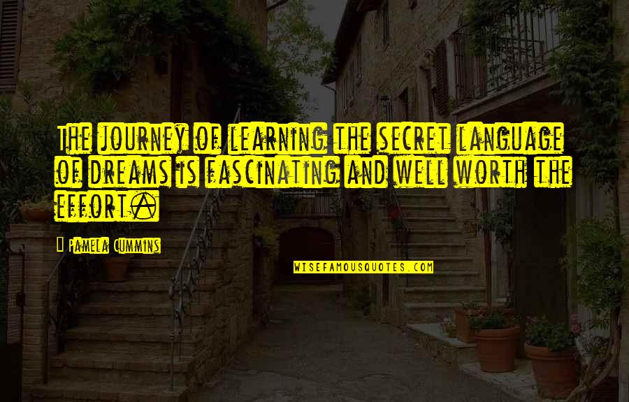 Dream Interpretation Quotes By Pamela Cummins: The journey of learning the secret language of