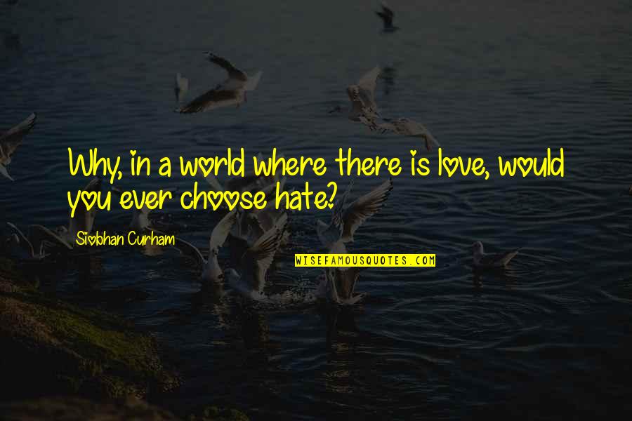 Dreamers And Love Quotes By Siobhan Curham: Why, in a world where there is love,