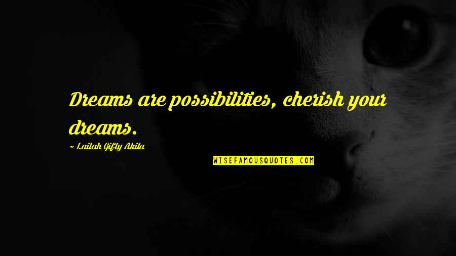 Dreams Quotes And Quotes By Lailah Gifty Akita: Dreams are possibilities, cherish your dreams. Dreams Quotes And Quotes By Lailah Gifty Akita: Dreams are possibilities, cherish your dreams.