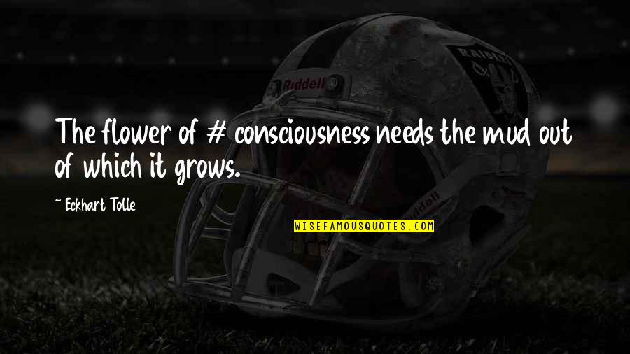 Dremel Quotes By Eckhart Tolle: The flower of # consciousness needs the mud