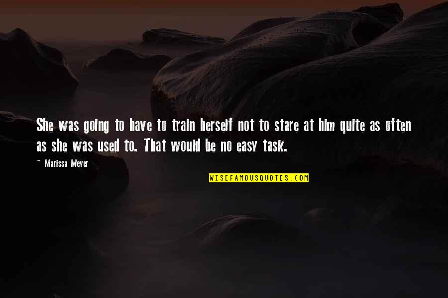 Dress Attire Quotes By Marissa Meyer: She was going to have to train herself