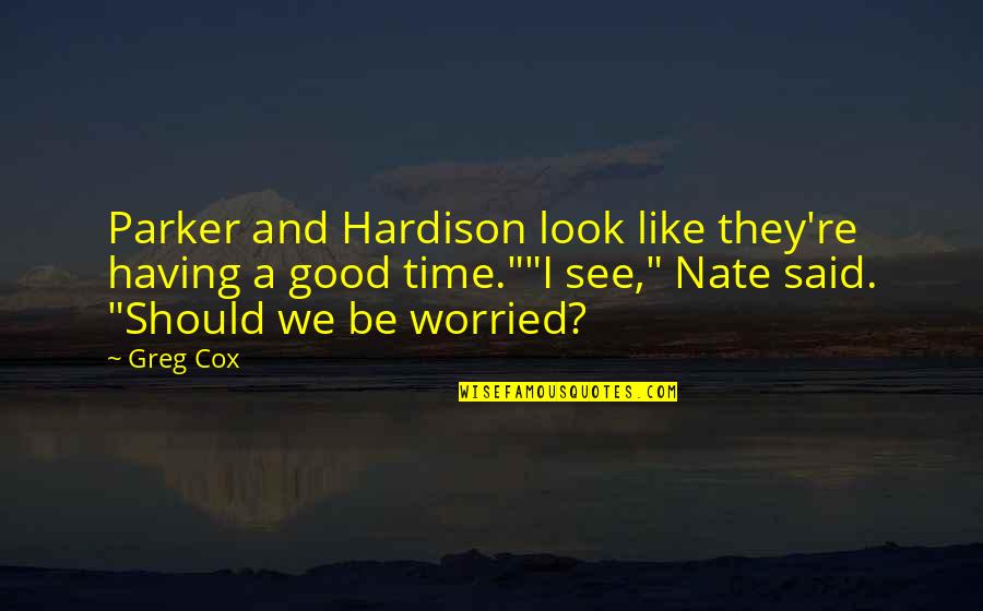Drinking Milk Quotes By Greg Cox: Parker and Hardison look like they're having a Drinking Milk Quotes By Greg Cox: Parker and Hardison look like they're having a