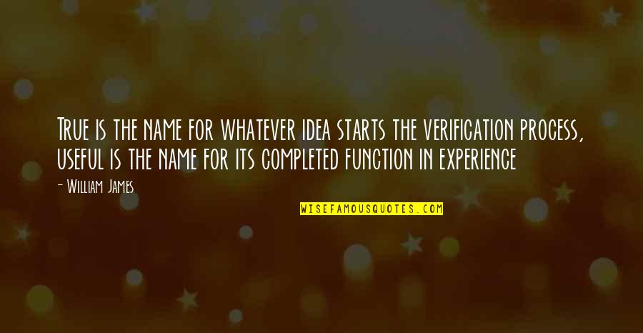Drinks Party Quotes By William James: True is the name for whatever idea starts Drinks Party Quotes By William James: True is the name for whatever idea starts