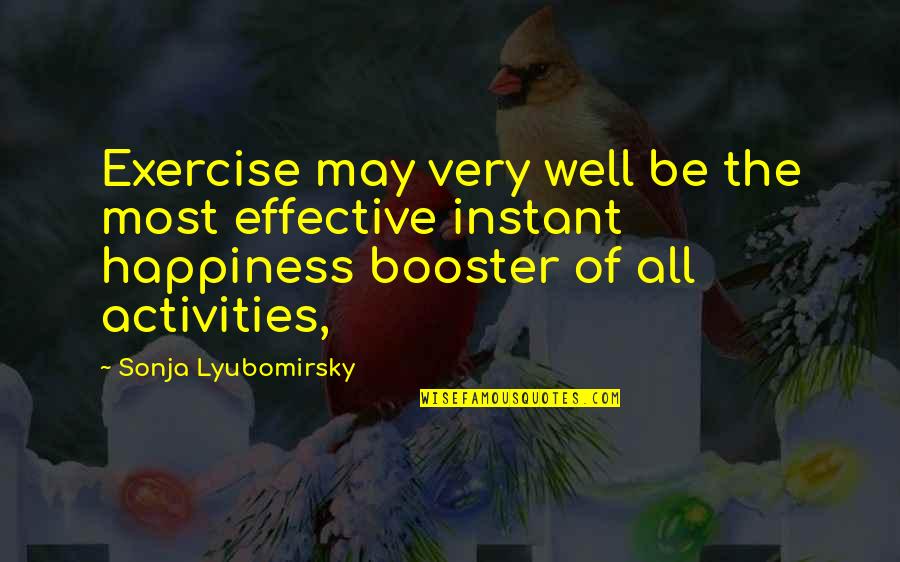 Dross Crossword Quotes By Sonja Lyubomirsky: Exercise may very well be the most effective Dross Crossword Quotes By Sonja Lyubomirsky: Exercise may very well be the most effective