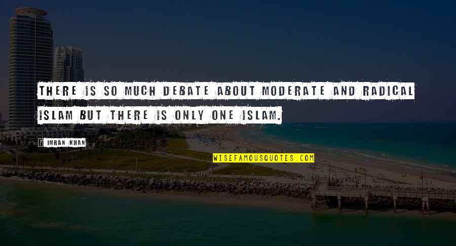 Drukuj24 Quotes By Imran Khan: There is so much debate about moderate and