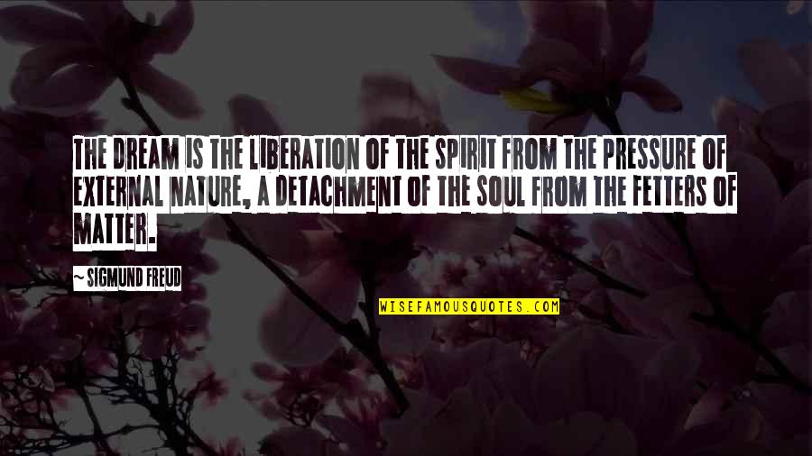 Drunk Work Quotes By Sigmund Freud: The dream is the liberation of the spirit