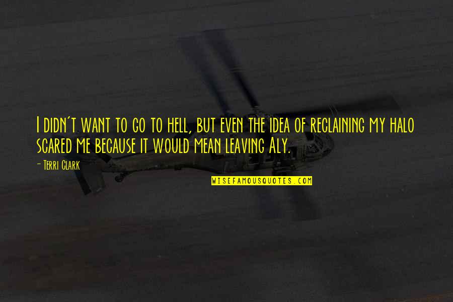 Ds Arms Sa58 Quotes By Terri Clark: I didn't want to go to hell, but Ds Arms Sa58 Quotes By Terri Clark: I didn't want to go to hell, but