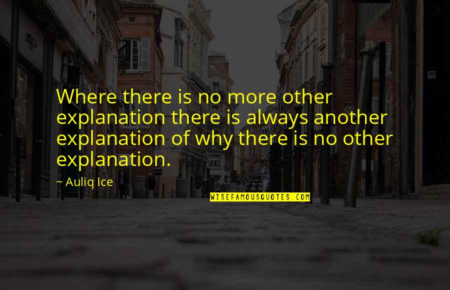 Dspace Bejaia Quotes By Auliq Ice: Where there is no more other explanation there