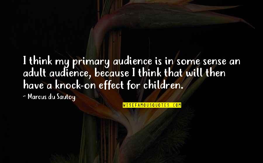 Du Sautoy Quotes By Marcus Du Sautoy: I think my primary audience is in some