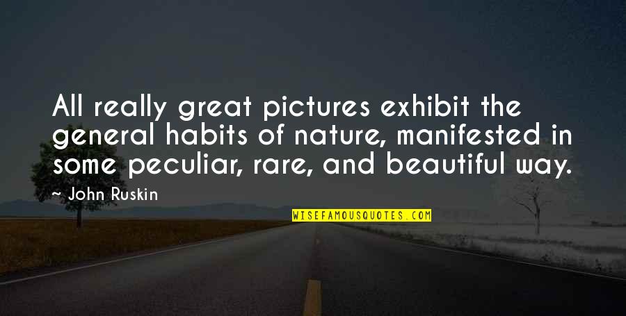 Dubken Quotes By John Ruskin: All really great pictures exhibit the general habits Dubken Quotes By John Ruskin: All really great pictures exhibit the general habits
