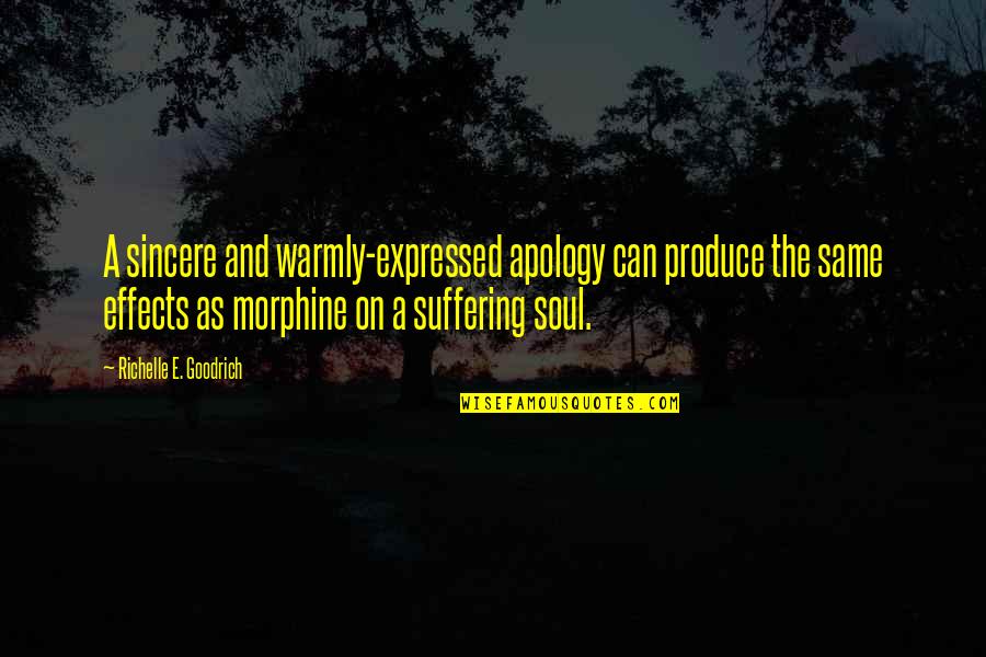 Dubliners Quotes By Richelle E. Goodrich: A sincere and warmly-expressed apology can produce the Dubliners Quotes By Richelle E. Goodrich: A sincere and warmly-expressed apology can produce the