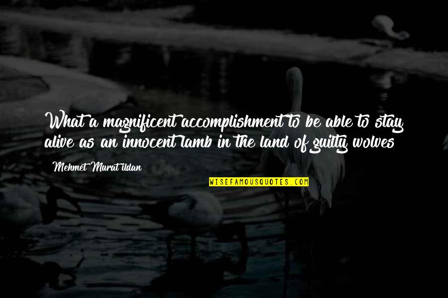 Dudley Nichols Quotes By Mehmet Murat Ildan: What a magnificent accomplishment to be able to