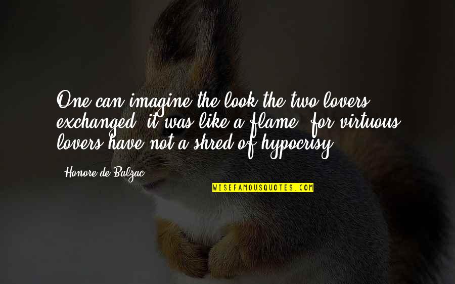 Duelling Pistol Quotes By Honore De Balzac: One can imagine the look the two lovers Duelling Pistol Quotes By Honore De Balzac: One can imagine the look the two lovers