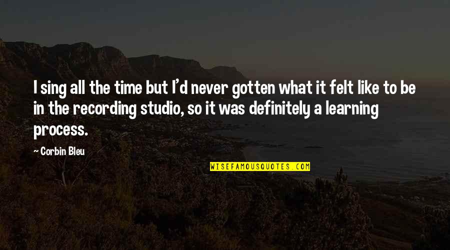 Dufford Drilling Quotes By Corbin Bleu: I sing all the time but I'd never Dufford Drilling Quotes By Corbin Bleu: I sing all the time but I'd never