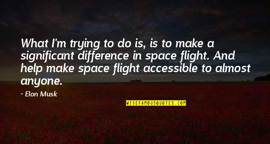 Duilleog Quotes By Elon Musk: What I'm trying to do is, is to Duilleog Quotes By Elon Musk: What I'm trying to do is, is to