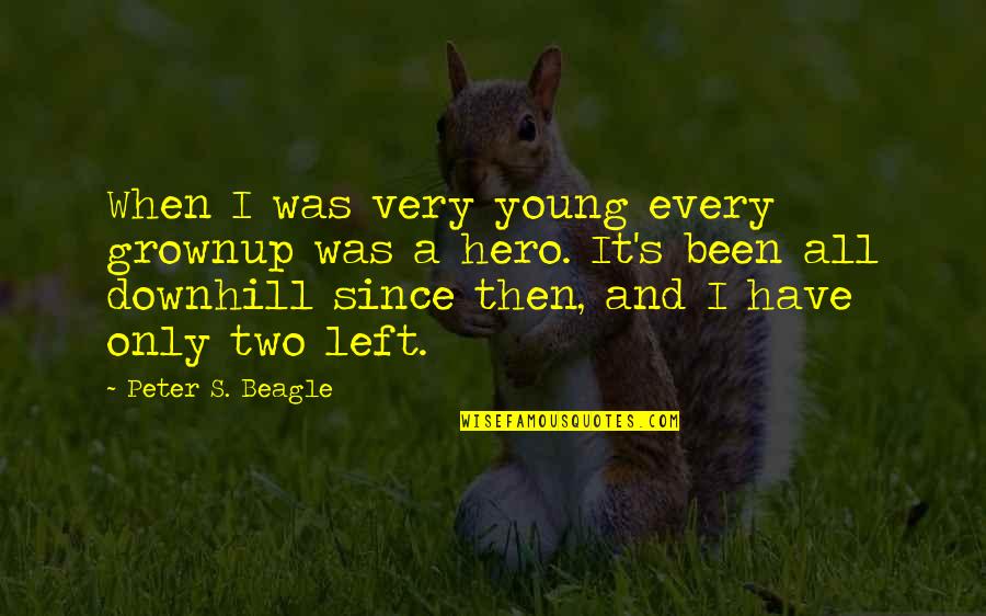 Duke And Dauphin Quotes By Peter S. Beagle: When I was very young every grownup was Duke And Dauphin Quotes By Peter S. Beagle: When I was very young every grownup was