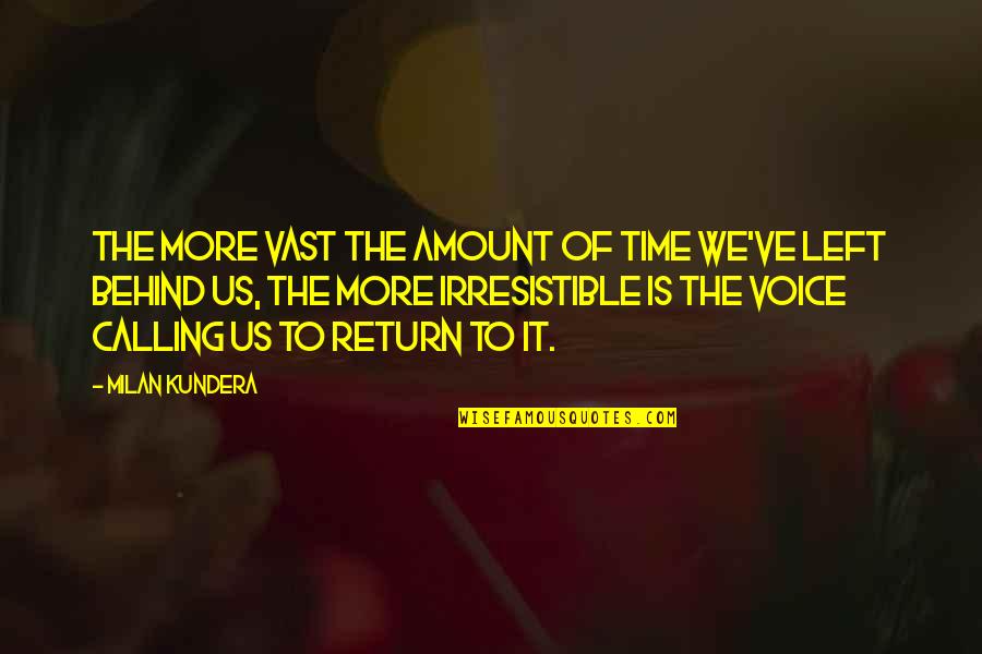 Duke Laertius Quotes By Milan Kundera: The more vast the amount of time we've Duke Laertius Quotes By Milan Kundera: The more vast the amount of time we've