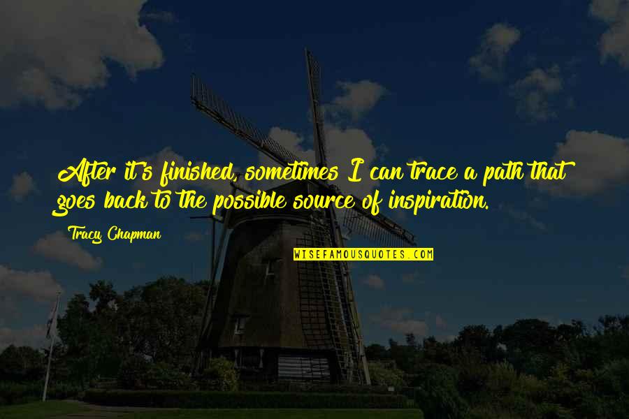 Dumbledore Deluminator Quote Quotes By Tracy Chapman: After it's finished, sometimes I can trace a Dumbledore Deluminator Quote Quotes By Tracy Chapman: After it's finished, sometimes I can trace a