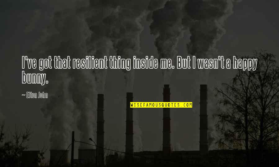 Duraseal Colors Quotes By Elton John: I've got that resilient thing inside me. But