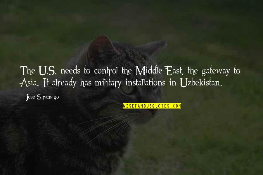 Duty Of Citizens Quotes By Jose Saramago: The U.S. needs to control the Middle East,