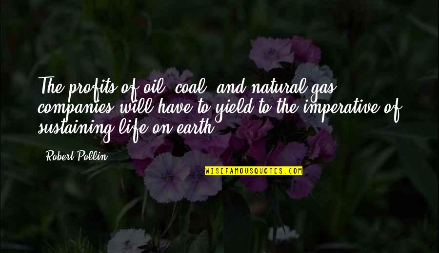 Dylan Leaders Quotes By Robert Pollin: The profits of oil, coal, and natural gas Dylan Leaders Quotes By Robert Pollin: The profits of oil, coal, and natural gas