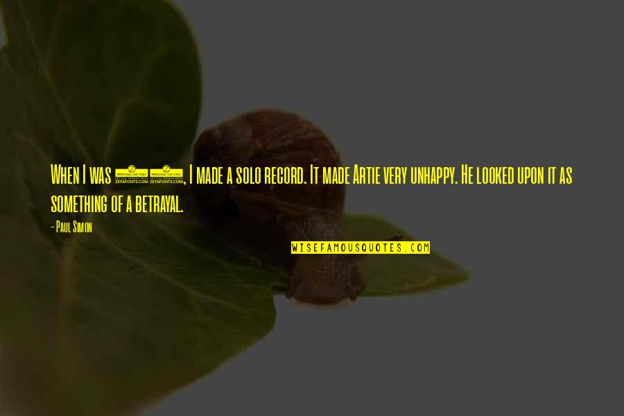 Dynamic Leadership Quotes By Paul Simon: When I was 15, I made a solo Dynamic Leadership Quotes By Paul Simon: When I was 15, I made a solo