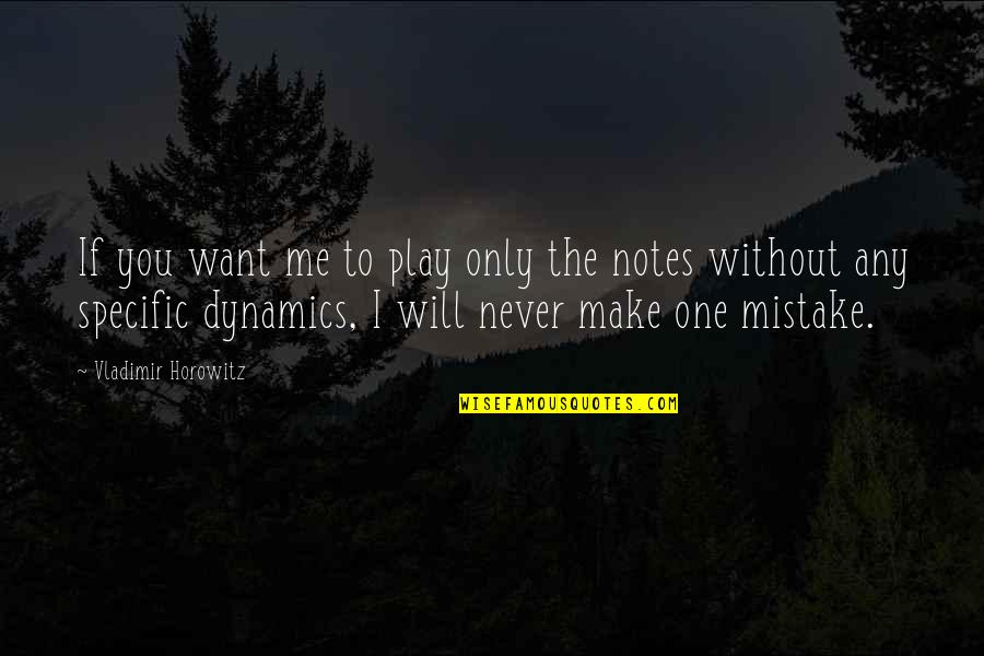 Dynamics Quotes By Vladimir Horowitz: If you want me to play only the