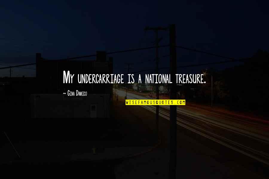 Dysautonomia International Quotes By Gina Damico: My undercarriage is a national treasure. Dysautonomia International Quotes By Gina Damico: My undercarriage is a national treasure.
