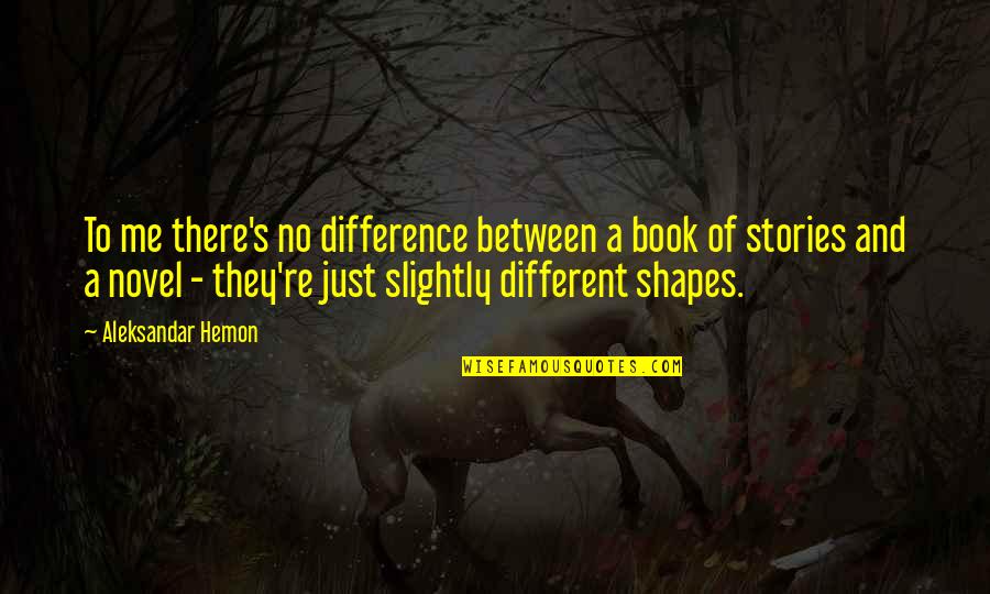 Dystopia Brainy Quotes By Aleksandar Hemon: To me there's no difference between a book